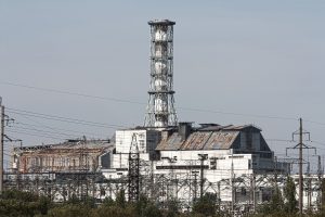 Block 4 des Kernkraftwerks Tschernobyl.
